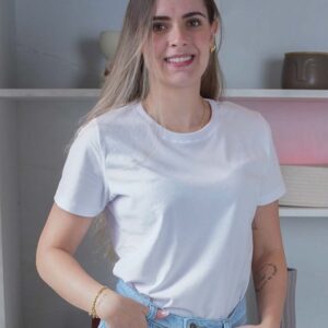 T-SHIRT BASICA - P, Branco