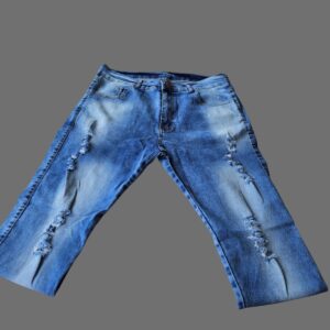 Calça Jeans Masculina C/Elastano Premium - 48, Jeans Médio