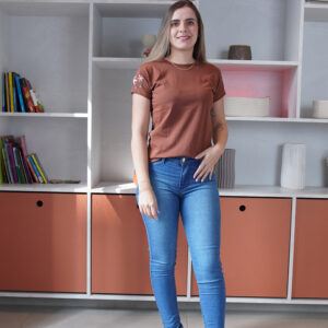 T-SHIRT MANGA (BORDADA)