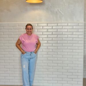 T-SHIRT MUSCLE TEE - G, Rosa