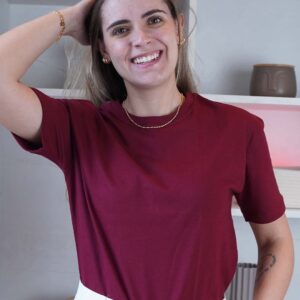 Conjunto Feminino Shorts Alfaiataria Com Camiseta de Algodão