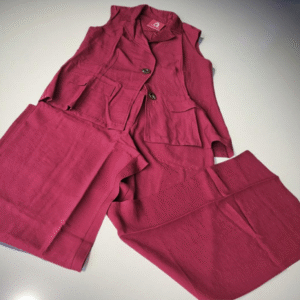 Conjunto Alfaiataria Colete E Calça Pantalona Social Premium Marsalla  M