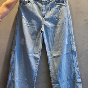 Calça Jeans Feminina wide leg - 42, Jeans Claro