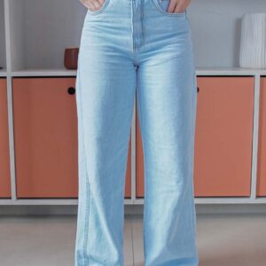 Calça Jeans Feminina wide leg