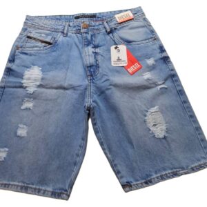 Bermuda Jeans Desfiada Masculina - Modelo Boos