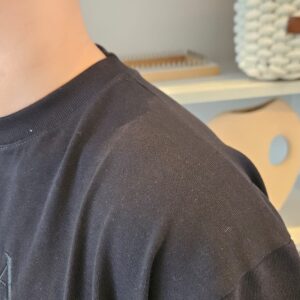 Camiseta Slim Fit Em Algodão Mouliné Mercerizado Modelo Prada