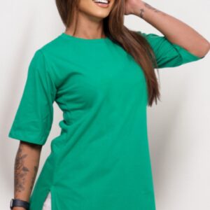 MAX T-SHIRT - LISA FEMININA 100% ALGODÃO - Verde, M