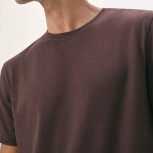 HERING CAMISETA BASICA MASCULINA COMFORT SUPER COTTON - Marrom, GG