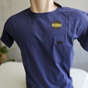 Camiseta Gola Redonda Premium Suedine Fio 40.1 Modelo Lacoste - Marinho, P