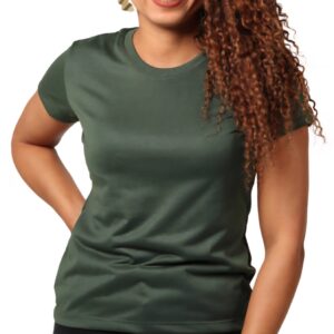 Camiseta Feminina 100% poliéster Anti Pilling